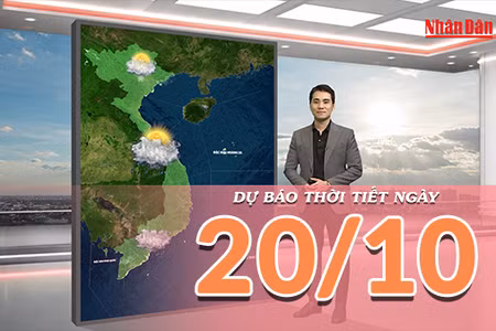 [Video] Dự báo thời tiết ngày 20/10/2026: Miền Bắc nắng đẹp, miền Nam đề phòng mưa dông về chiều tối 