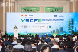 VSCF 2026 đòn bẩy thúc đẩy mạnh mẽ quá trình chuyển đổi xanh của ngành xây dựng Việt Nam. (Ảnh: THÙY LINH)