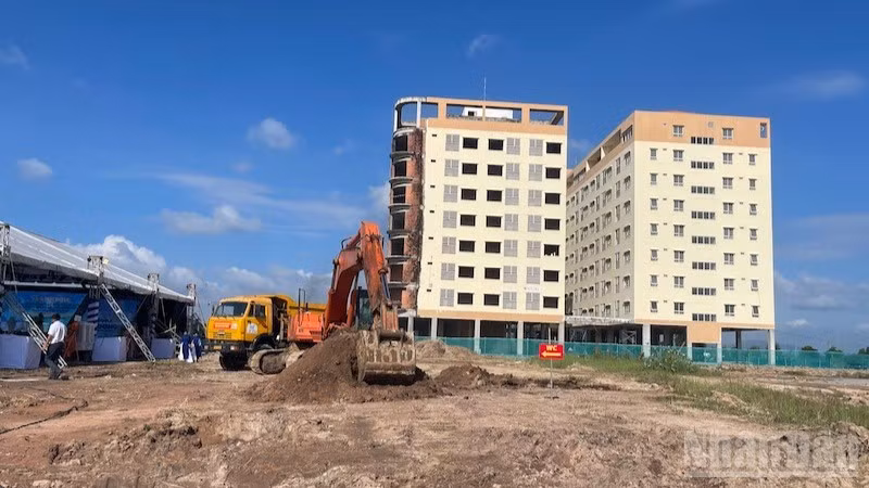 Dự án nhà ở cho công nhân ở Khu công nghiệp Hàm Kiệm II.