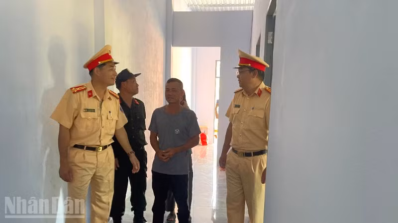 Căn nhà mới được trao tặng cho ông Nguyễn Ngọc Vương.