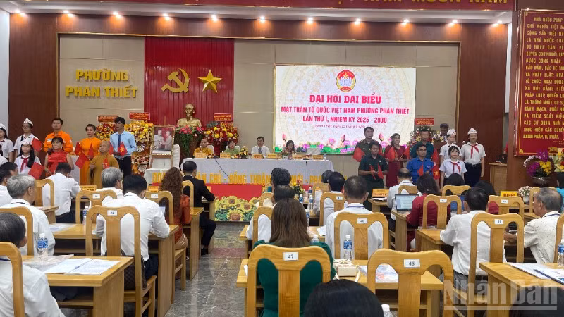 Ủy ban Mặt trận Tổ quốc Việt Nam phường Phan Thiết tổ chức Đại hội đại biểu lần thứ I.