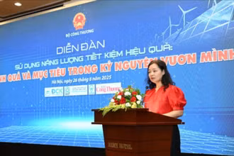 Bà Nguyễn Thị Lâm Giang - Cục trưởng Đổi mới sáng tạo, chuyển đổi xanh và Khuyến công (Bộ Công thương).