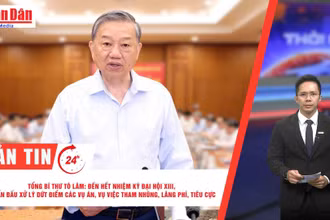 [Video] Thời sự 24h ngày 7/7/2025: Tổng Bí thư Tô Lâm: Đến hết nhiệm kỳ Đại hội XIII, phấn đấu xử lý dứt điểm các vụ án, vụ việc tham nhũng, lãng phí, tiêu cực