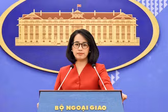Người phát ngôn Bộ Ngoại giao Việt Nam Phạm Thu Hằng.