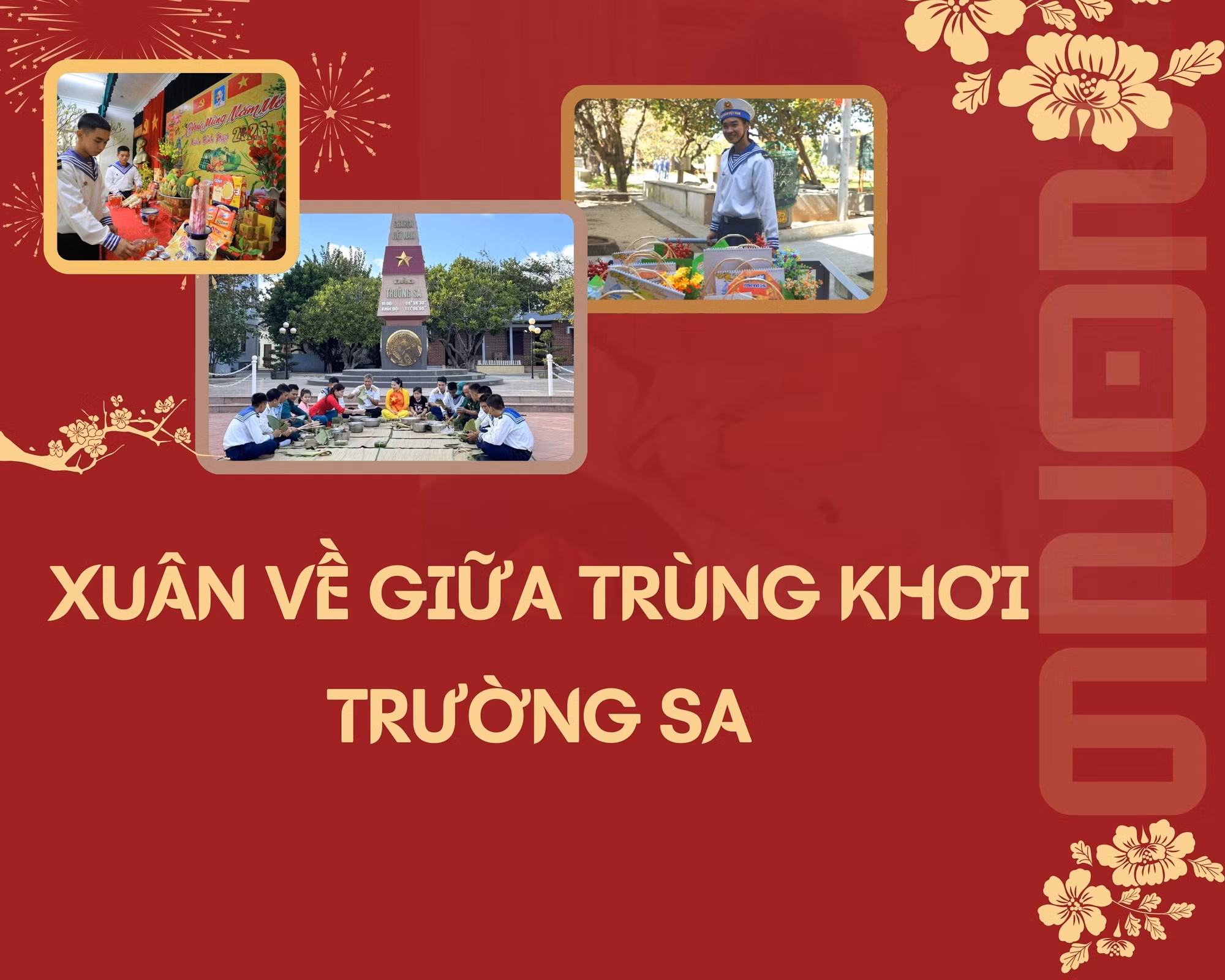 Xuân về giữa trùng khơi Trường Sa