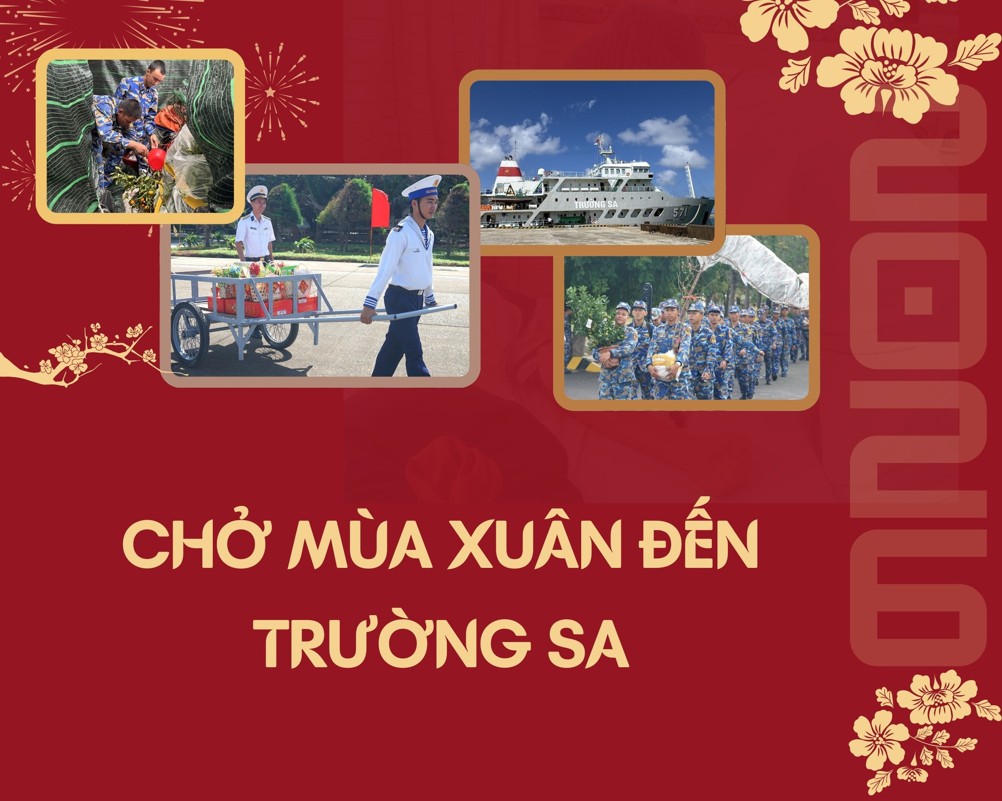 Chở mùa xuân đến Trường Sa