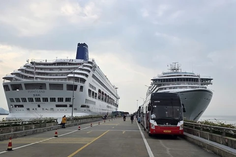 Hai tàu Seaborn Encore và Piano Land "Xông đất" Hạ Long trong ngày đầu tiên của năm mới Bính Ngọ 2026.