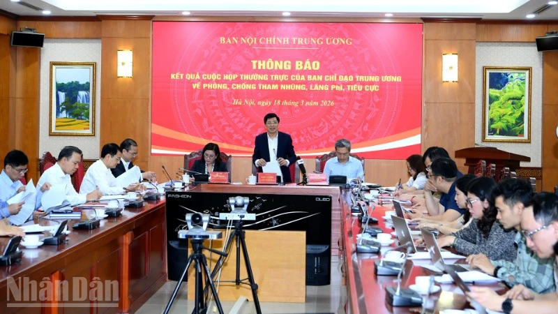 Ban Chỉ đạo Trung ương công bố kết quả đấu tranh phòng chống tham nhũng, lãng phí