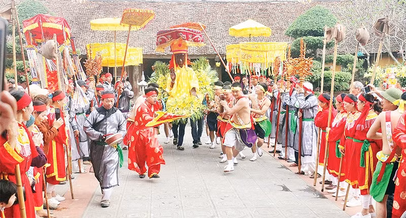 Lễ hội Cầu mưa xã Lạc Hồng, huyện Văn Lâm, tỉnh Hưng Yên.