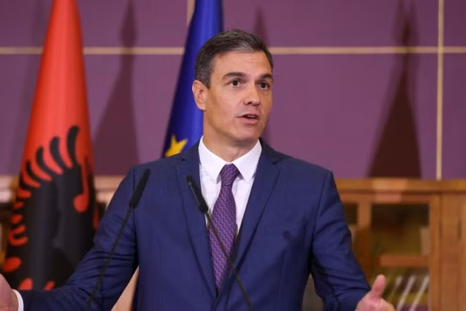 Thủ tướng Tây Ban Nha Pedro Sanchez. (Ảnh: Tân Hoa xã)
