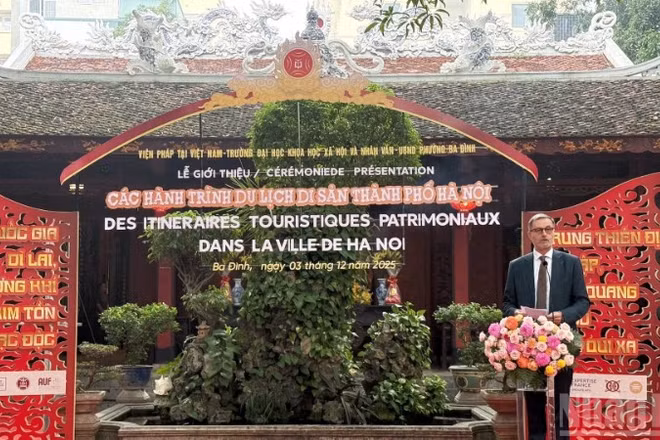 Đại sứ Pháp tại Việt Nam Olivier Brochet khẳng định dự án là minh chứng sống động cho mối quan hệ Pháp-Việt trên các lĩnh vực văn hóa, di sản và đổi mới sáng tạo.
