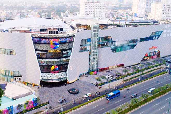 Gigamall thuộc top trung tâm thương mại quy mô lớn tại Việt Nam.
