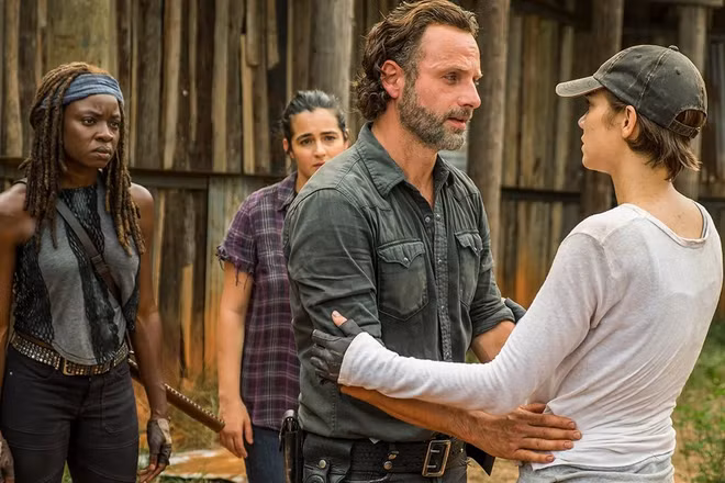 Cảnh trong phim “The Walking Dead”.