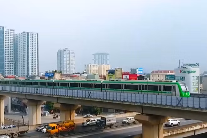 Tuyến đường sắt Cát Linh-Hà Đông là tuyến đường sắt đô thị đầu tiên của Việt Nam được đưa vào khai thác.
