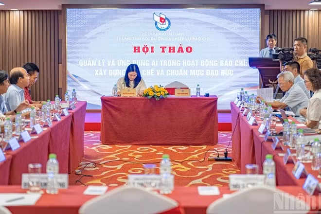 Hội thảo "Quản lý và ứng dụng AI trong hoạt động báo chí: Xây dựng quy chế và chuẩn mực đạo đức” tổ chức tại Đà Nẵng.