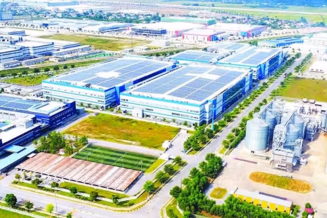 Khu công nghiệp VSIP 1 Nghệ An. (Ảnh: THÀNH CƯỜNG) 