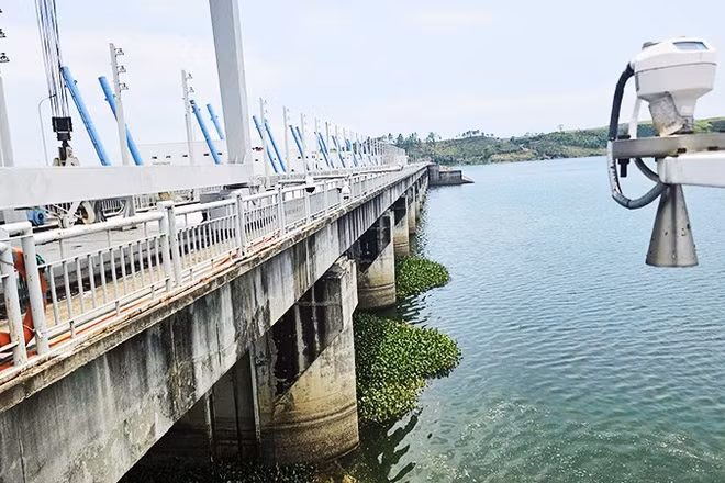 Thủy điện Ba Hạ, nơi nhiều người cho rằng có tác động không nhỏ tới lũ lụt vùng hạ du Đắk Lắk năm 2025. Ảnh: PHẠM PHƯỜNG