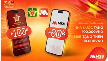 Nhiều ngân hàng thương mại triển khai các chương trình tặng quà đối với các tài khoản liên kết VNeID. 