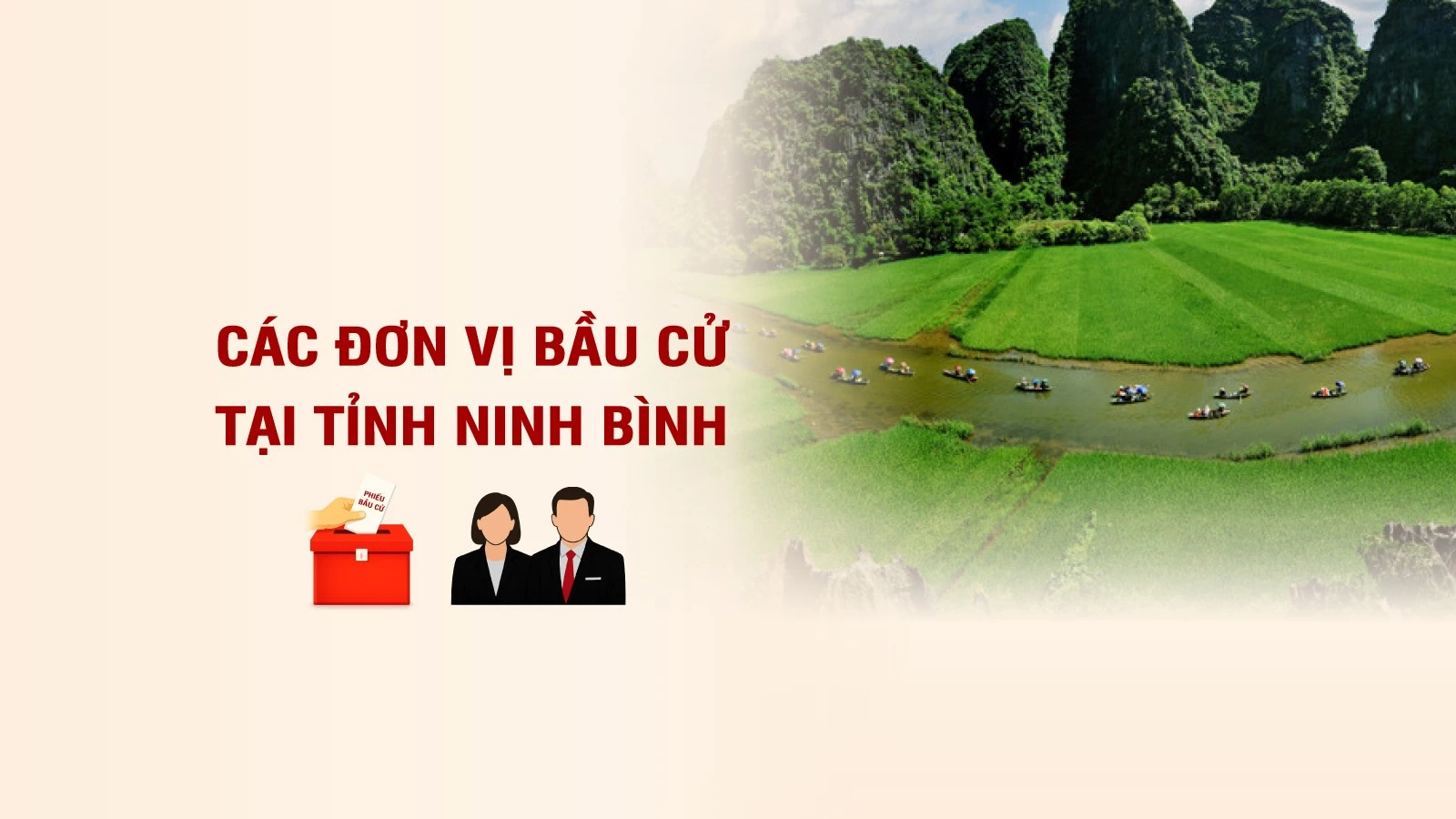 Ninh Bình công bố danh sách các đơn vị bầu cử đại biểu Quốc hội khóa mới