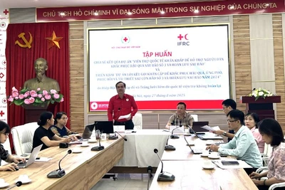 Toàn cảnh chương trình tập huấn. 