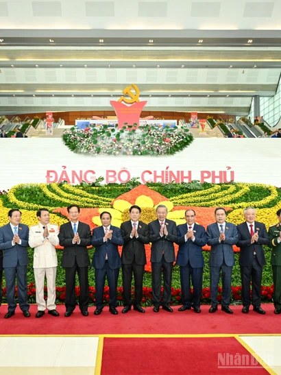 Ảnh - Trang 1 Tổng Bí Thư Tô Lâm Cùng Các Đồng Chí Lãnh Đạo, Nguyên Lãnh Đạo Đảng, Nhà Nước Dự Đại Hội Đảng Bộ Chính Phủ Lần Thứ I, Nhiệm Kỳ 2025-2030.