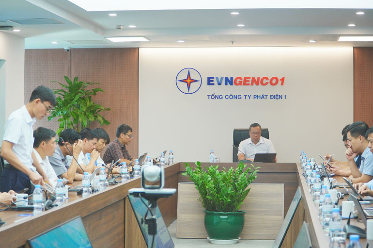 EVNGENCO1 họp giao ban tháng 9/2025 triển khai nhiệm vụ trọng tâm. (Ảnh: GENCO1) img-5351.jpg