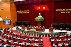 Sau Hội nghị Trung ương 11 khóa XIII, Bộ Chính trị, Ban Bí thư đã ban hành nhiều Kết luận quan trọng về tiếp tục sắp xếp, tinh gọn bộ máy của hệ thống chính trị. (Ảnh: Đăng Khoa)