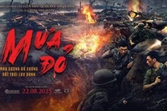 Poster phim "Mưa đỏ". 