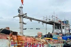 Phương tiện được dẫn giải về vịnh Hòn La, tỉnh Quảng Trị. 