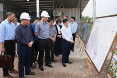 Lãnh đạo tỉnh Lạng Sơn kiểm tra, đánh giá tiến độ cụm công nghiệp Hồ Sơn 1, xã Hữu Lũng và xã Cai Kinh, tỉnh Lạng Sơn.