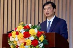 Ủy viên Bộ chính trị, Bí thư Thành ủy Hà Nội Nguyễn Duy Ngọc phát biểu chỉ đạo tại hội nghị. (Ảnh: VGP/GH)