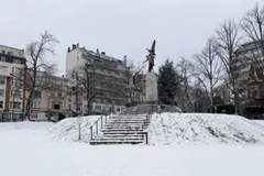 Khung cảnh tại Brussels ngày 7/1. (Ảnh: TTXVN)