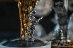 Một sản phẩm thủ công được chế tác từ bạc tại thành phố Istanbul, Thổ Nhĩ Kỳ. (Ảnh: Tân Hoa xã)