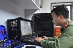 Phòng An ninh mạng và phòng, chống tội phạm sử dụng công nghệ cao Công an thành phố Đà Nẵng đấu tranh tội phạm trên không gian mạng.