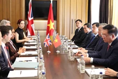 Tổng Bí thư Tô Lâm tiếp Nghị sĩ Kemi Badenoch, Chủ tịch Đảng Bảo thủ của Anh. (Ảnh: Thống Nhất/TTXVN)