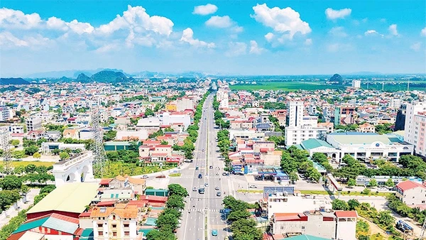 Một góc phường Hoa Lư, tỉnh Ninh Bình.