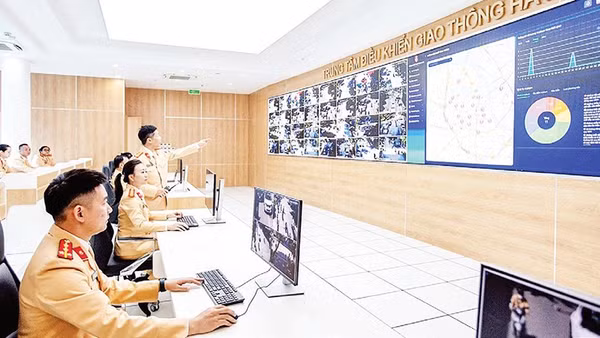 Trung tâm điều khiển giao thông Hà Nội.