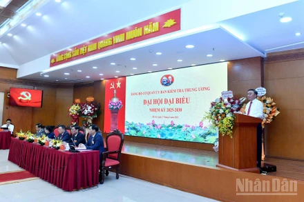 Quang cảnh Đại hội Đảng bộ cơ quan Ủy ban Kiểm tra Trung ương nhiệm kỳ 2025-2030. (Ảnh: ĐĂNG KHOA)