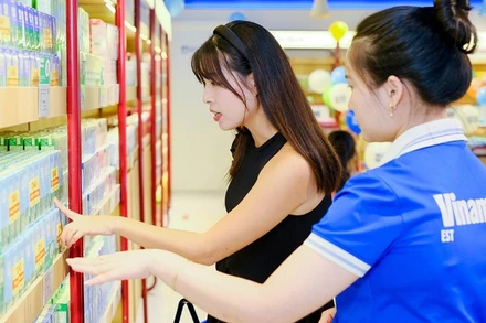 Vinamilk giữ vững thị trường nội địa, đạt doanh thu cao nhất lịch sử. (Ảnh: Vi Nam)