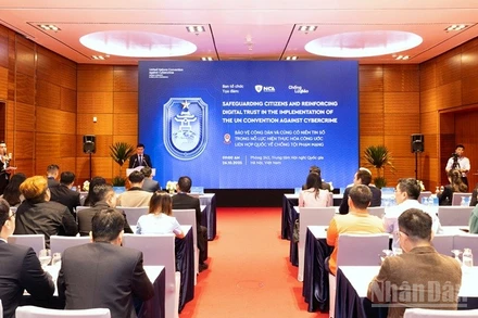 Quang cảnh tọa đàm. (Ảnh: TRUNG HƯNG)