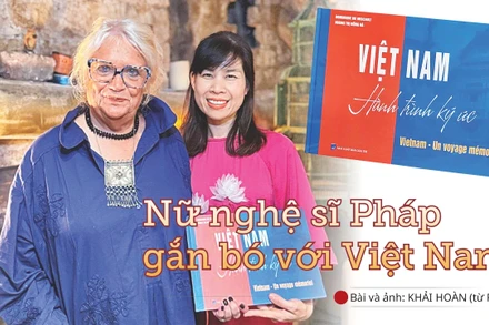 Nữ nghệ sĩ Pháp gắn bó với Việt Nam