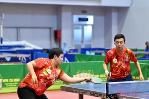 Mai Hoàng Mỹ Trang và Lê Đình Duy khẳng định ưu thế vượt trội, vượt qua cặp Hải Dương lọt vào trận chung kết.