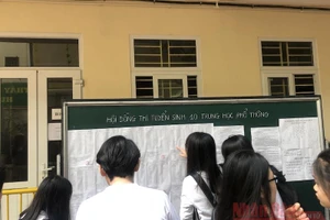 Hà Nội công bố điểm chuẩn trúng tuyển vào lớp 10 công lập