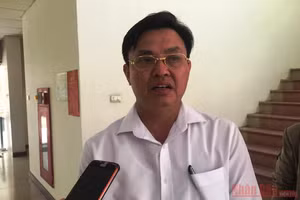 Ông Hoàng Văn Thức, Phó Tổng cục trưởng Môi trường.