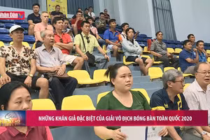 Những khán giả đặc biệt của Giải vô địch Bóng bàn toàn quốc 2020