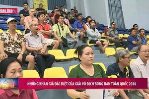 Những khán giả đặc biệt của Giải vô địch Bóng bàn toàn quốc 2020