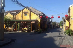 Hội An vắng khách du lịch mùa cao điểm Tết 2021 (Ảnh: NDĐT)