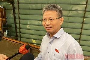 Đại biểu Quốc hội Đỗ Văn Sinh (Quảng Trị). Ảnh: TRỊNH DŨNG