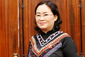 Bà Lò Thị Luyến, Phó Trưởng Đoàn Đại biểu Quốc hội tỉnh Điện Biên.