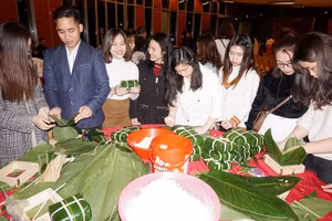 Chương trình “Tết Festival 2020” dành cho thanh niên sinh viên Việt Nam đang học tập và làm việc tại Séc. Ảnh TTXVN